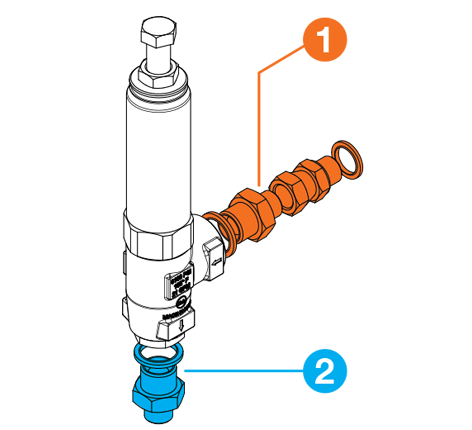 relief valve connection kit