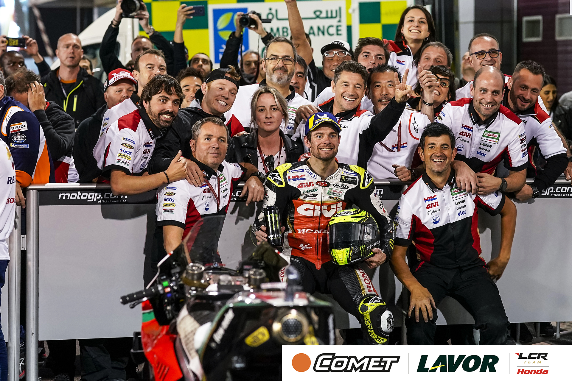 motoGP Qatar Podium Crutchlow