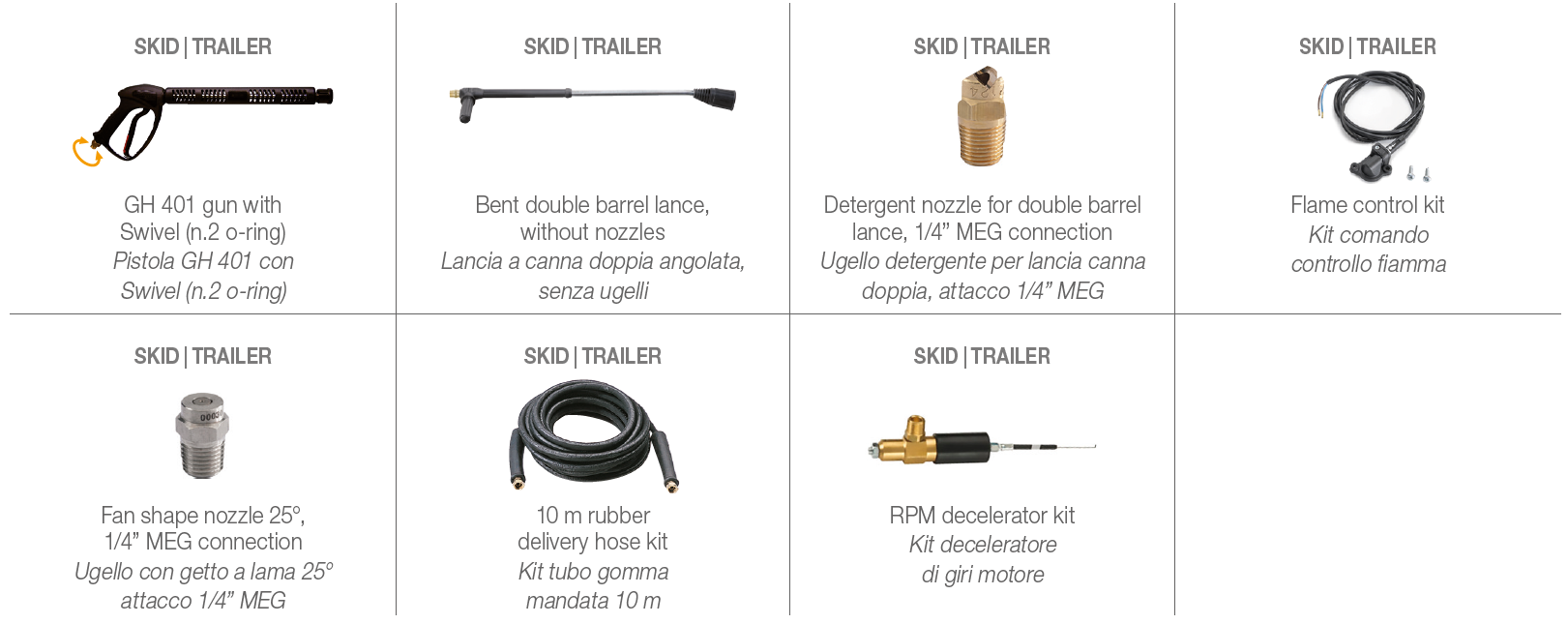 FDX HOT CUBE Standard Accessories