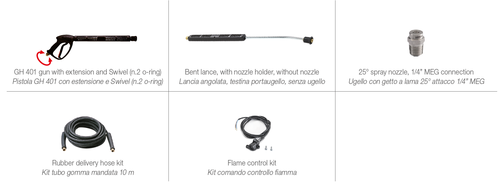 KF EXTRA Standard Accessories KF EXTRA Standard Accessories