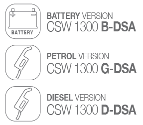 CSW 1300 DSA VERSIONS